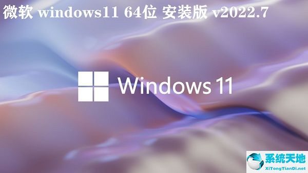 微软 windows11 64位安装版 v2022.7