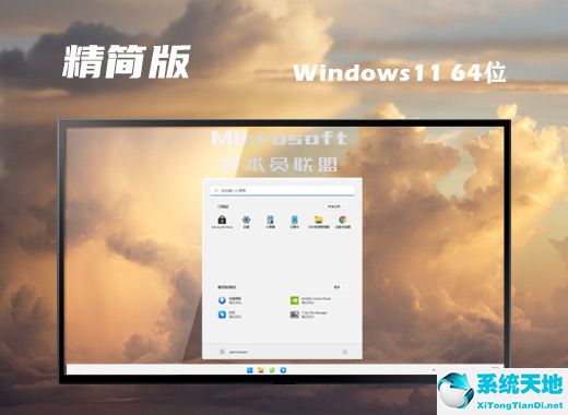 技术员联盟 ISO Win11 64位高效精简版 v2022.08