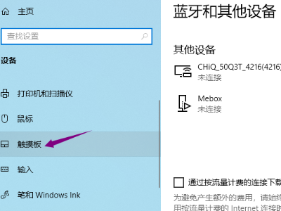 win10设置里没有触摸板选项怎么办 win10设备列表里没触摸板选项为什么