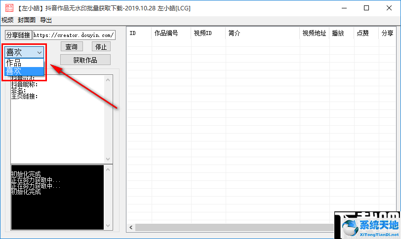 抖音作品无水印批量获取软件