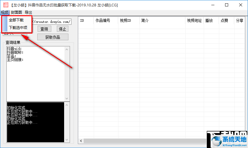 抖音作品无水印批量获取软件