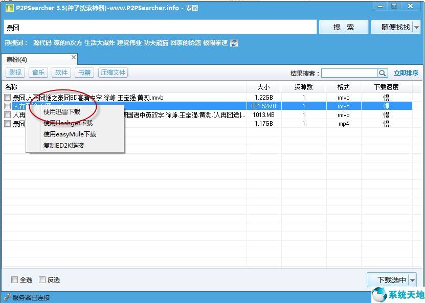 p2psearcher种子搜索神器 V3.5绿色免安装版