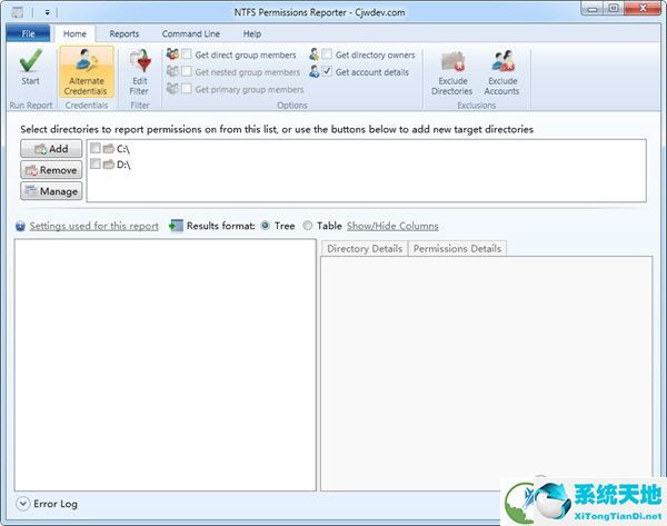 NTFS Permissions Reporter