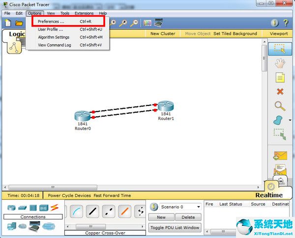 思科模拟器(Cisco Packet Tracer)截图