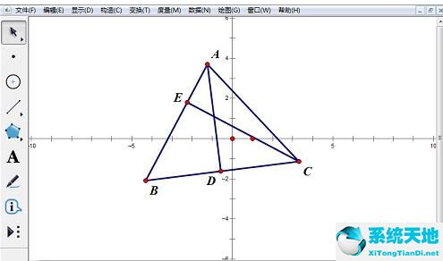 几何画板度量直线方程的具体步骤截图