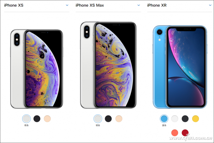 三款新iPhone X系列