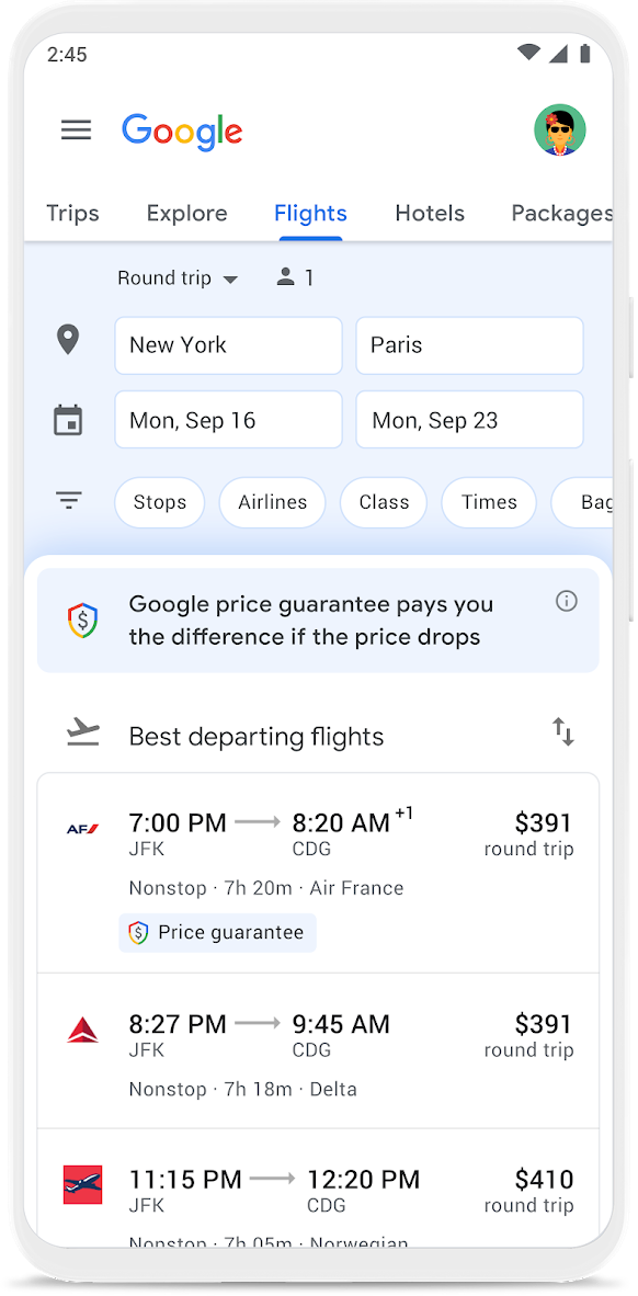 Google Travel发布新功能：全面规划旅行计划