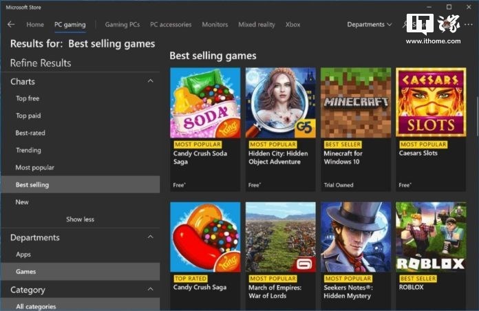 Win10商店将很快更新：以支持新的筛选器设置1.jpg