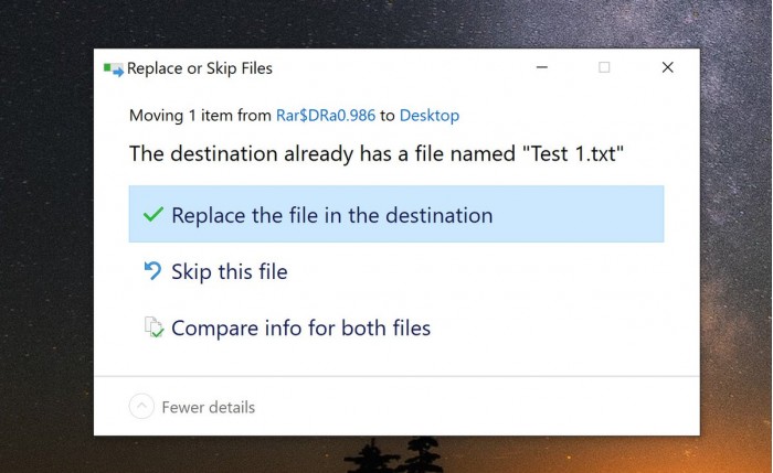 微软承认Win10 1809解压ZIP会覆盖同名文件现象1.jpg