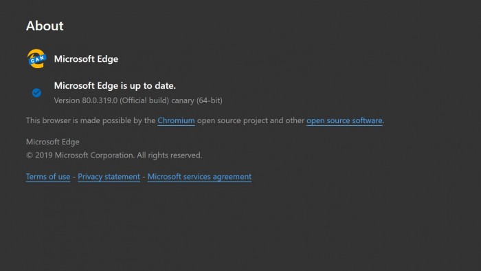 Win10 Edge Canary发布更新