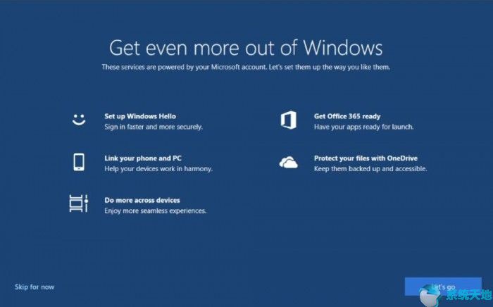 通知并推荐OneDrive等服务