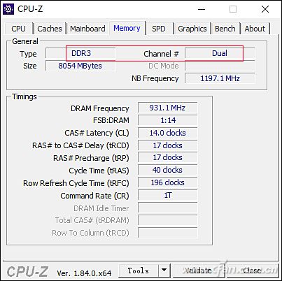 双通道DDR3内存