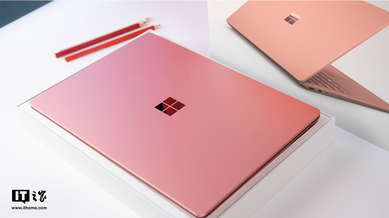 微软Surface Laptop 2灰粉金笔记本评测