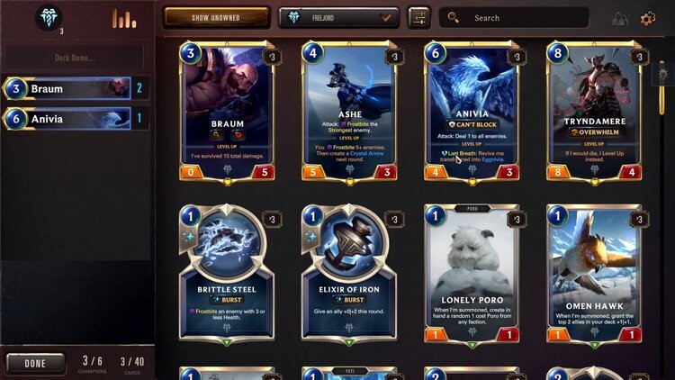 深度解析卡牌游戏《Legends of Runeterra》