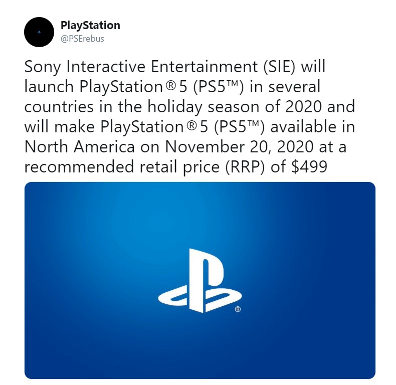 爆料:PS5明年11月20日发售 首发护航游戏《GT Sport 7》