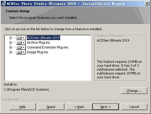 ACDSee 2019 ultimate v12.0.1593汉化免费版(附注册机）