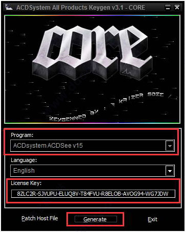 ACDSee 15注册机（附破解教程)