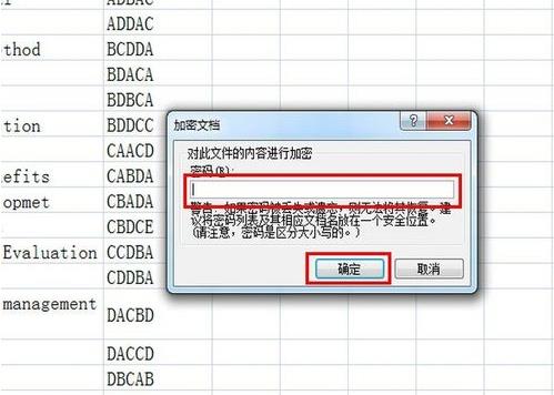 excel2007怎么设置文档密码？