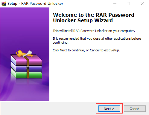 RAR Password Unlocker安装步骤