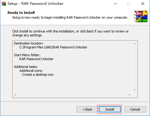RAR Password Unlocker安装步骤