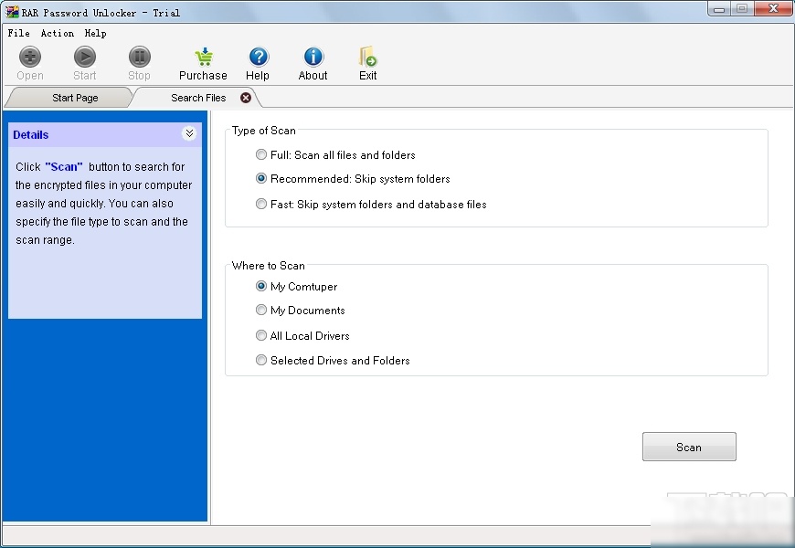 RAR Password Unlocker绿色免费版