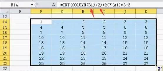 EXCEL下将一列数据变成多列的技巧