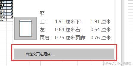 Excel为工作表设置页面纸张和页边距的技巧