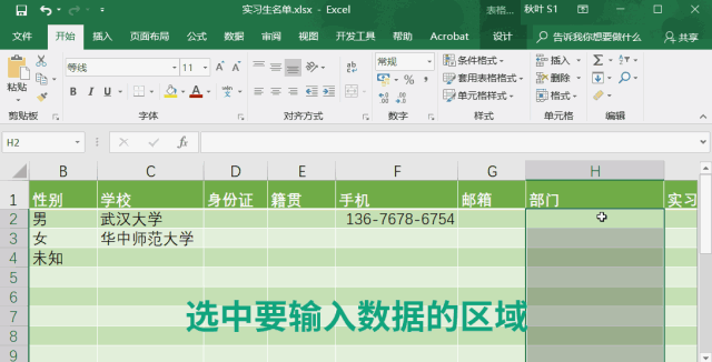 Excel数据录入6