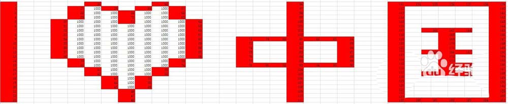 excel小技巧：使用VBA制作我爱中国
