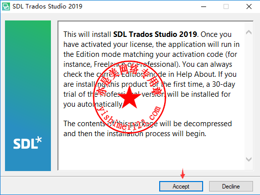 塔多思(SDL Trados)安装与注册激活教程