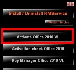 Mini-KMS_Activator激活office2010的技巧