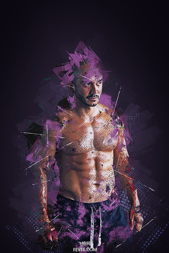 photoshop cs6制作水彩效果的方法