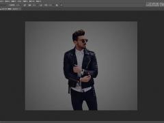 Photoshop cs6如何将人物衣服转成创意线稿效果？