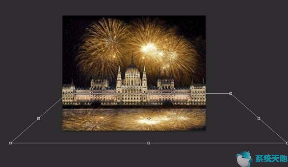 Photoshop CS5如何给建筑图片添加烟花效果？
