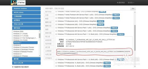 MSDN网站http://msdn.itellyou.cn_Win7 iso镜像5.jpg