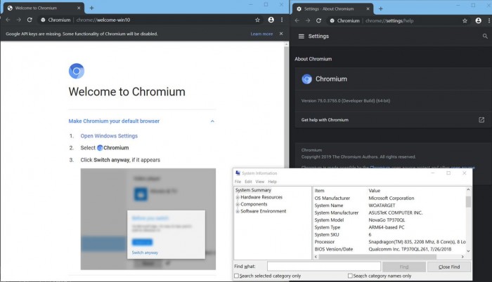 Chrome浏览器引入Win10 ARM，CPU占用率低