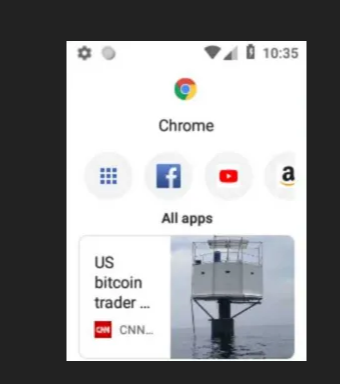 谷歌针对没有触摸屏的功能手机开发Chrome浏览器