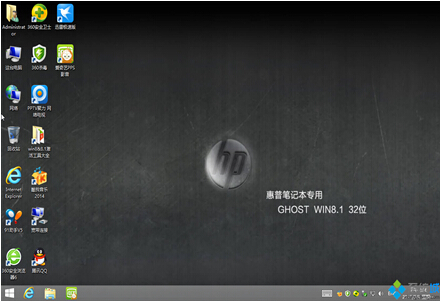 惠普HP笔记本专用 WIN8.1 32位免激活旗舰版V2015.03