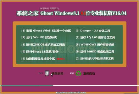 系统之家Windows8.1 POR X64 简体中文专业版V16.04