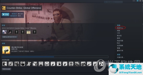 Steam库存CSGO界面