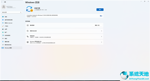 Windows11安装跳0x80242008错误
