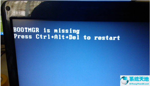 重装Win7BOOTNGR is missing